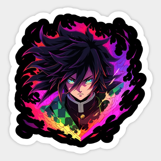 giyu Sticker by sample the dragon